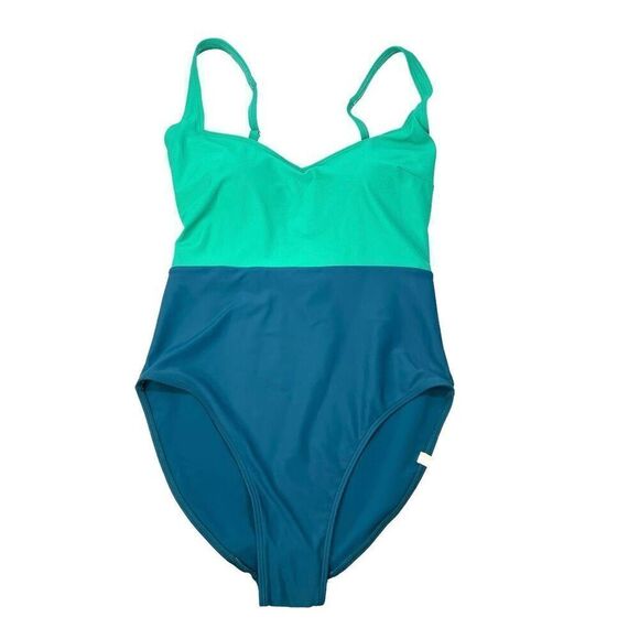 NEW Summersalt Seascape Sweetheart One Piece swim with matching skirt Size 4 col - Picture 2 of 13